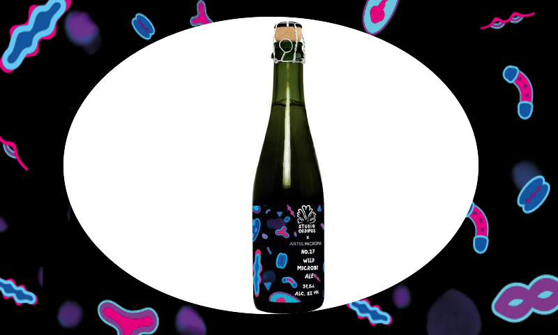 Wild Microbe Ale van Oedipus met Micropia